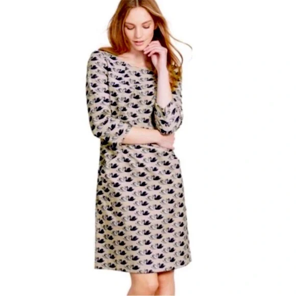 Boden Dresses Boden Euc Amber Dress In Swan Corduroy Size 8l Poshmark